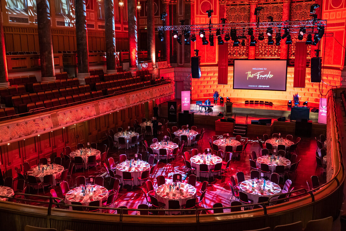 Galabestuhlung im Thiersch-Saal