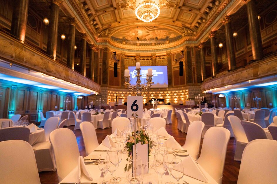 Gala seating in the Friedrich-von-Thiersch-Saal