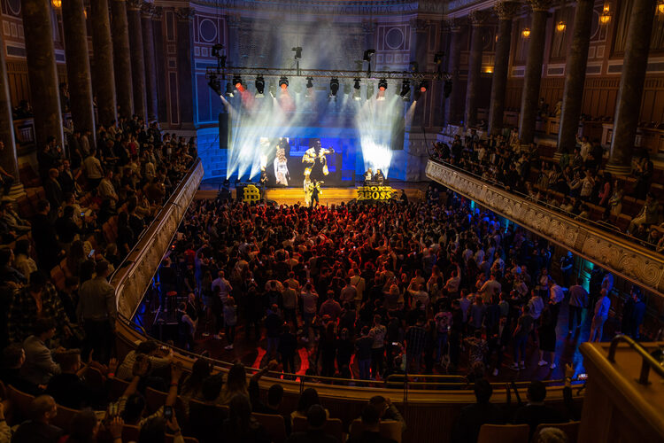 Konzert mit dem Oublikum im Kurhaus