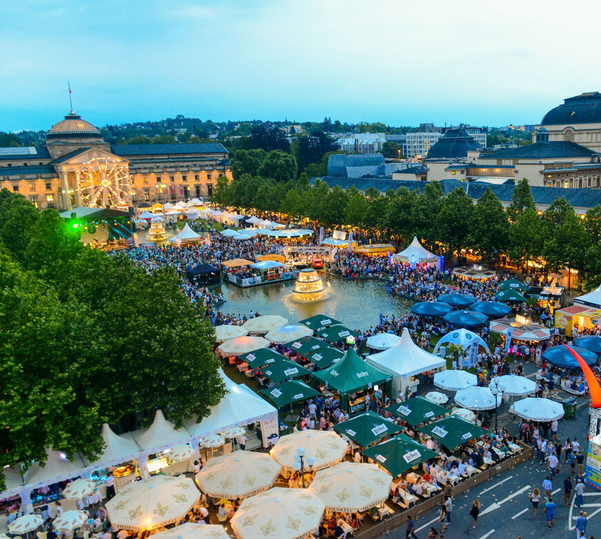 Outdoor Event vor dem Kurhaus Wiesbaden